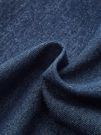 Alessia - Vestido vaquero sin mangas con botones y cuello en V