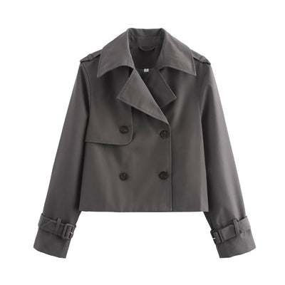 Valeria Cropped Trench Coat