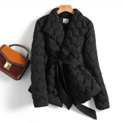 Luciana Quilted Wrap Jacket