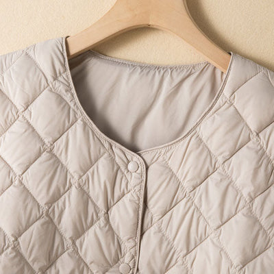 Isaline Quilted Cotton-Fill Vest