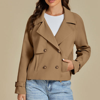 Valeria Cropped Trench Coat