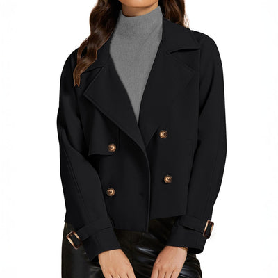 Valeria Cropped Trench Coat