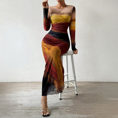 Valentina Gradient Maxi Dress