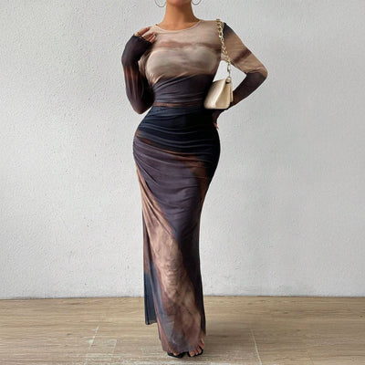 Valentina Gradient Maxi Dress