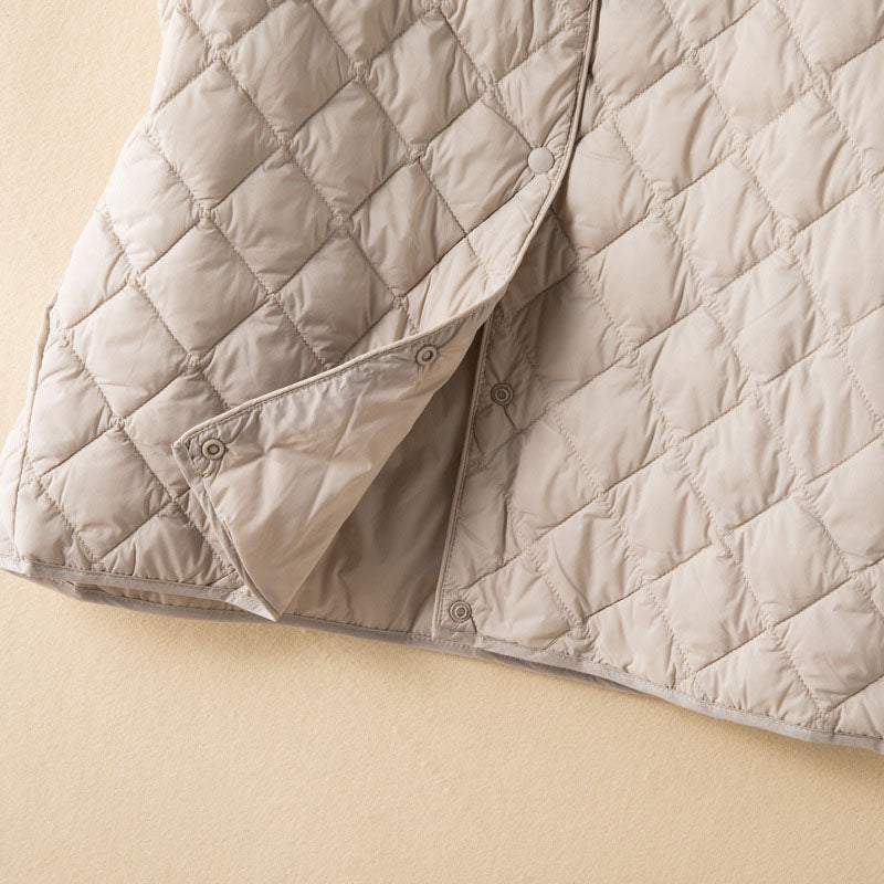 Isaline Quilted Cotton-Fill Vest