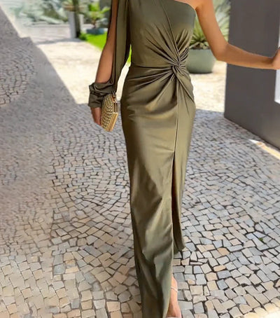 Elara One-Shoulder Dress