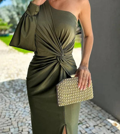 Elara One-Shoulder Dress